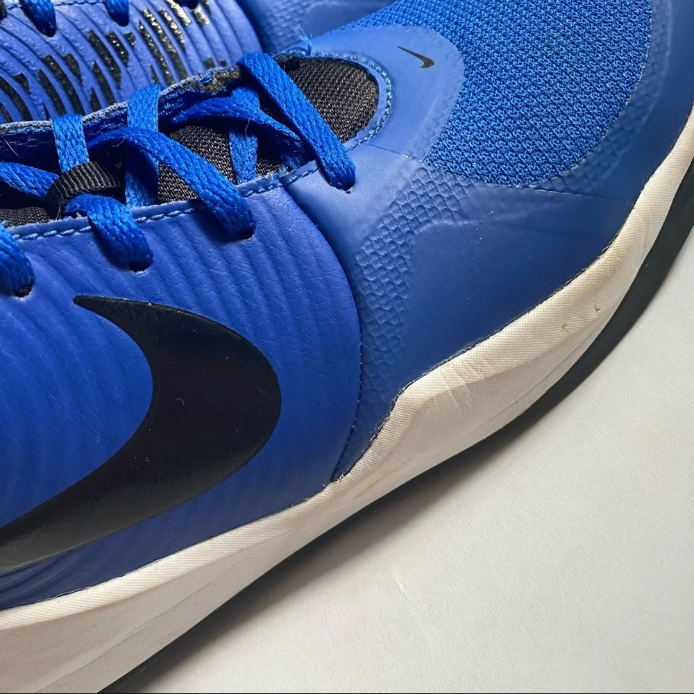Youth Nike Basketball Blue and Black sneakers